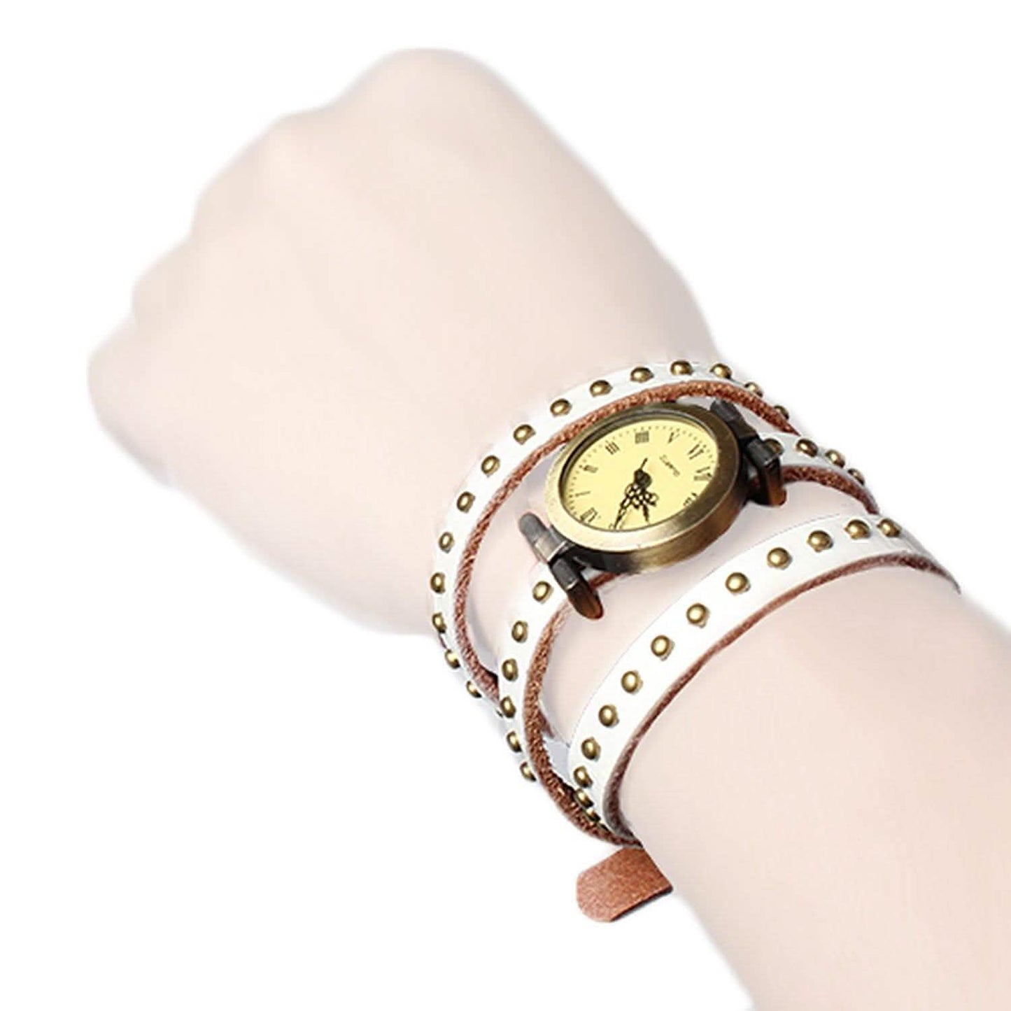 Fashionable River Leather Belt Retro Watch DailySale