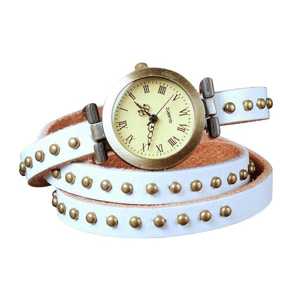 Fashionable River Leather Belt Retro Watch DailySale