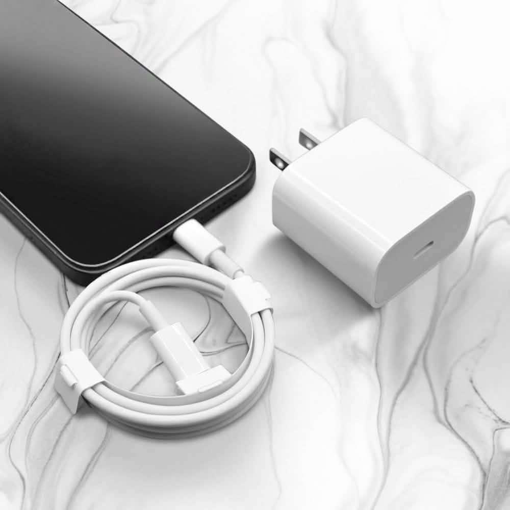 Fast USB-C to Lightning Cable and 20W Adapter DailySale