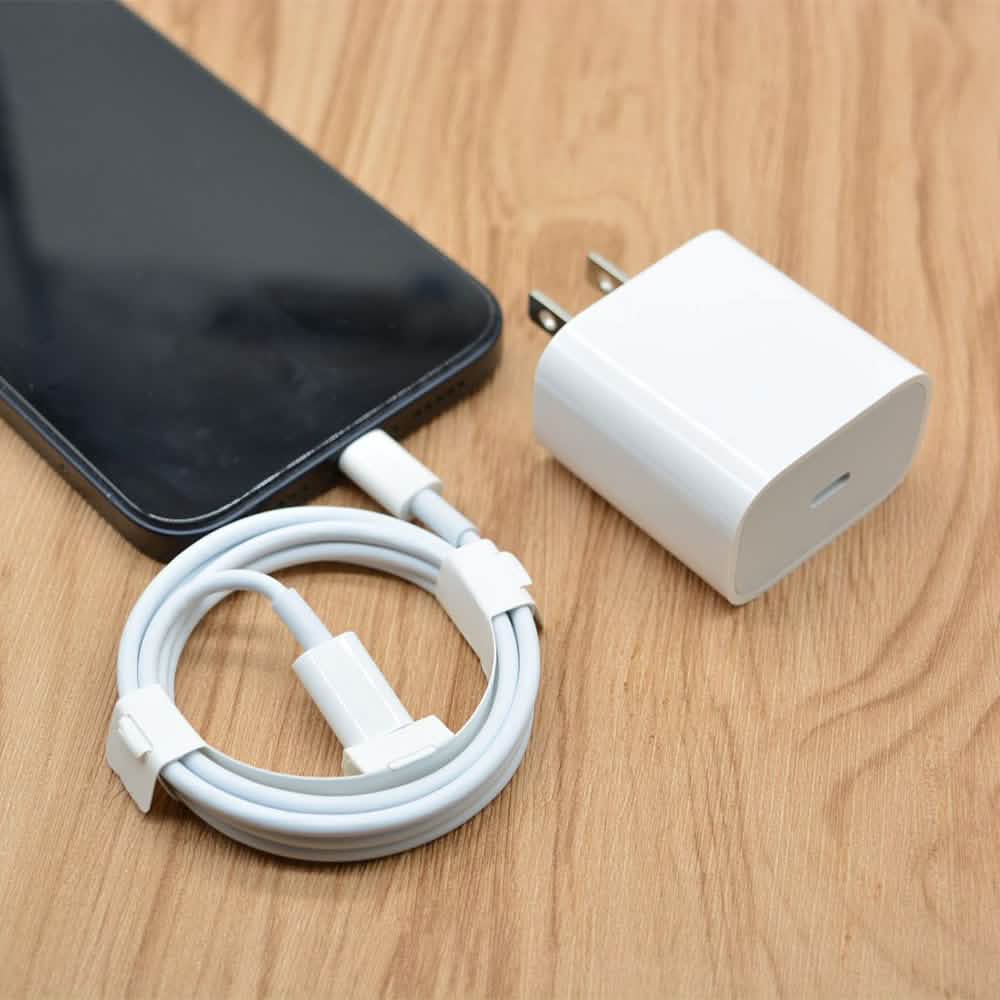 Fast USB-C to Lightning Cable and 20W Adapter DailySale