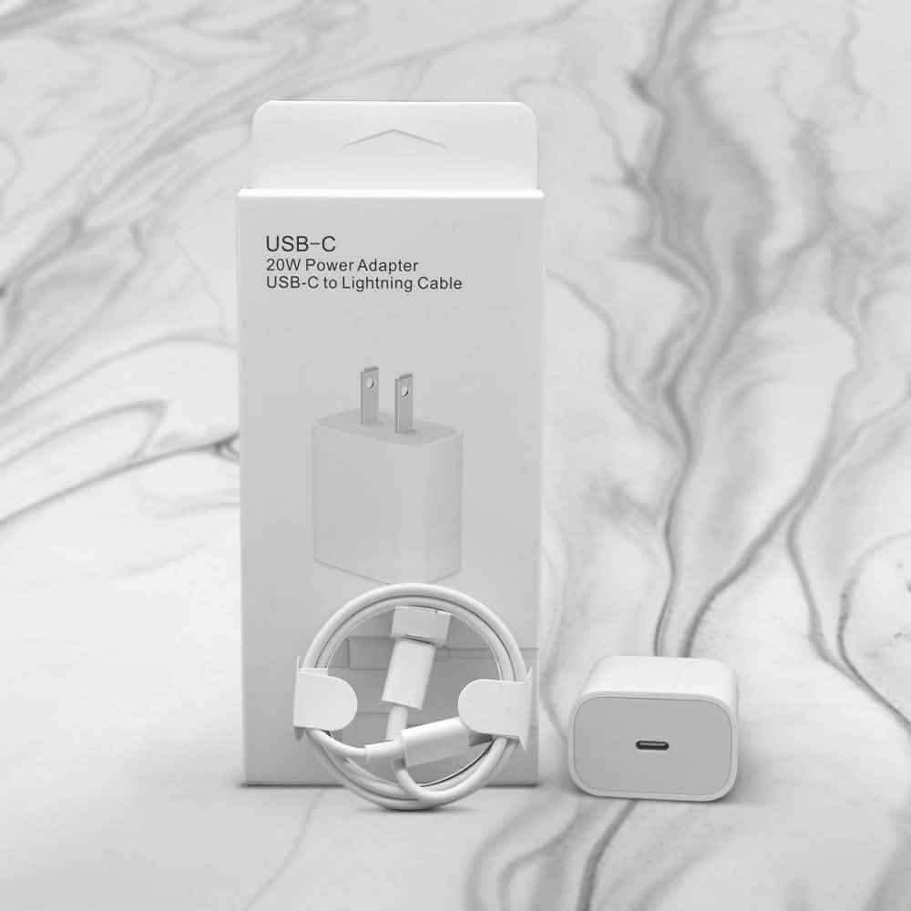 Fast USB-C to Lightning Cable and 20W Adapter DailySale