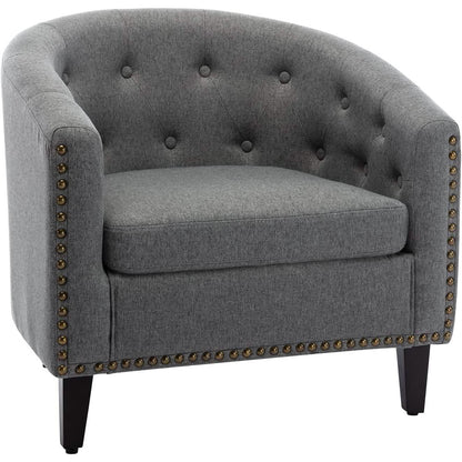 Faux Leather Club Chair Bucket Chair Upholstered Tub Chair DailySale