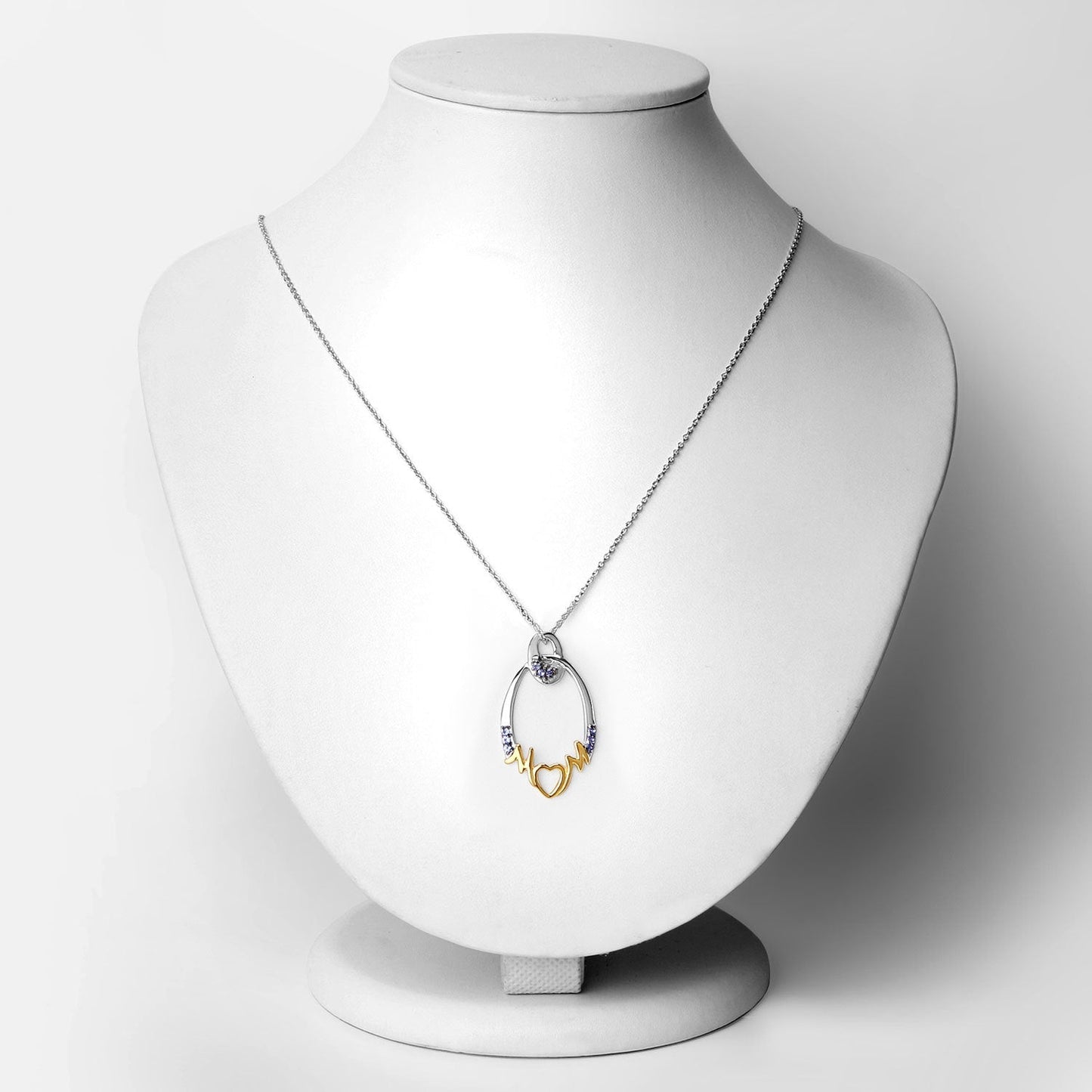 0.18 Carat Genuine Tanzanite .925 Sterling Silver Pendant Bids.com