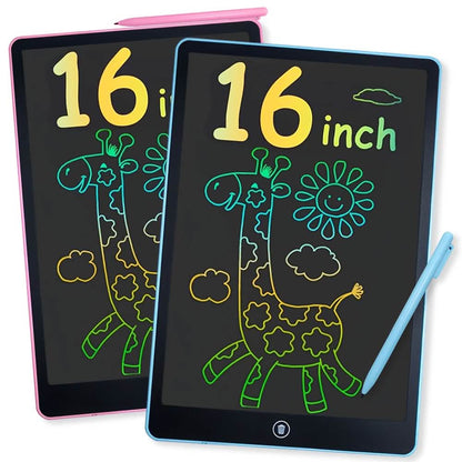 Digital LCD Writing Tablet with Stylus Pen – Reusable Wipeable Dry-Erase Doodle & Drawing Board DailySale