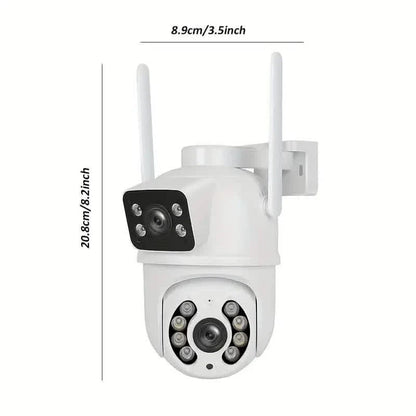8MP Dual Lens WiFi PTZ Security Camera – Night Vision & Two-Way Audio DailySale