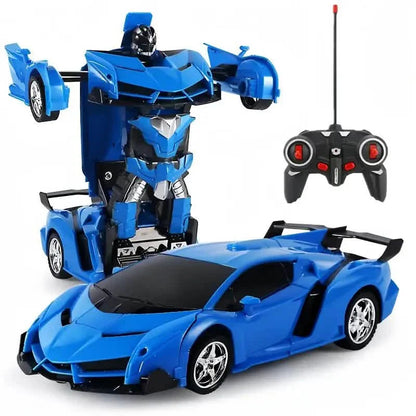 1:18 Remote Control Deformation Robot Car with LED Lights – 360° Drift, USB Rechargeable DailySale