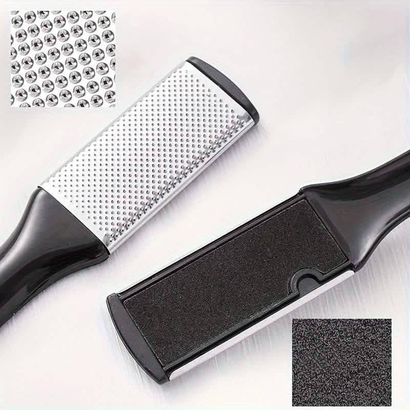 4-Piece Stainless Steel Foot File Set – Callus & Dead Skin Remover DailySale