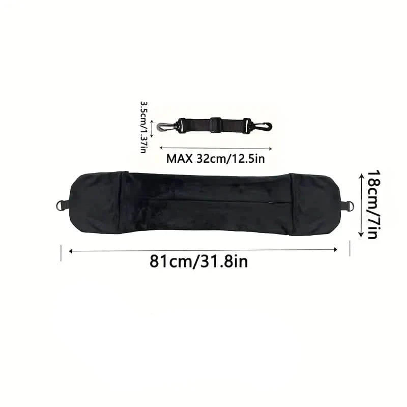 Travel Pillow & Organizer – Large, Polyester, Zipper, Machine Washable DailySale