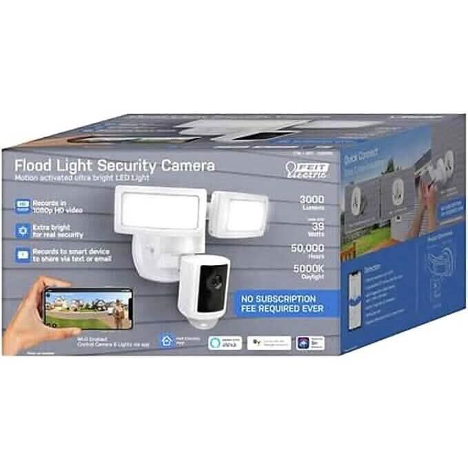 Feit Electric LED 1080P HD Smart Flood Security Light  (Refurbished) DailySale