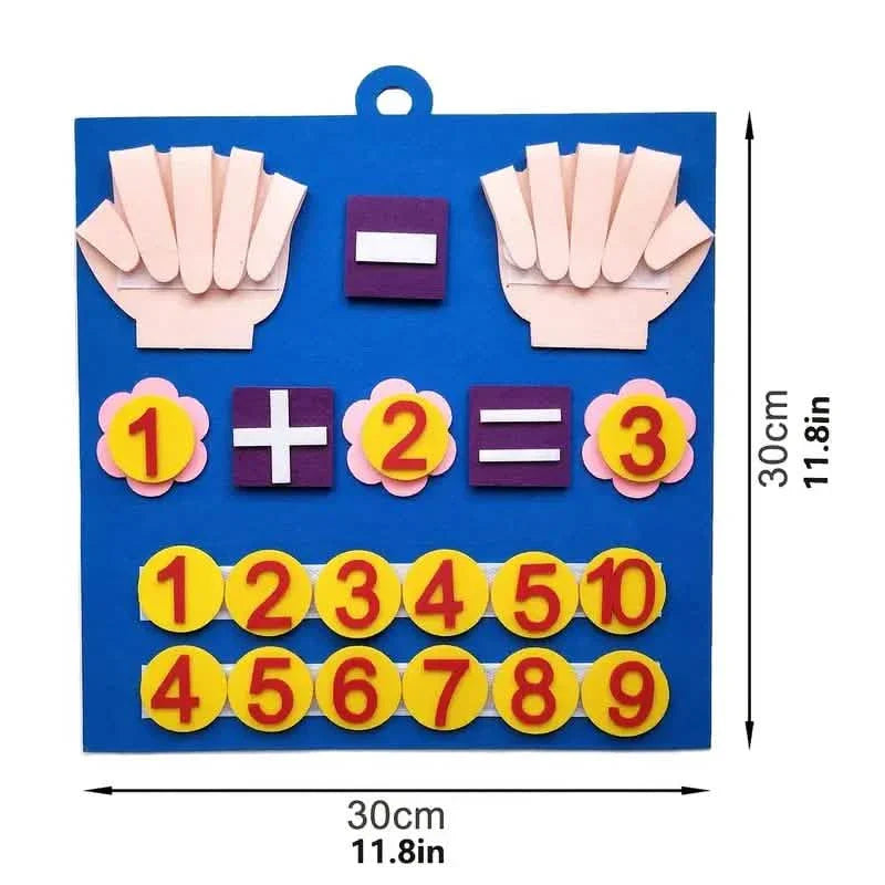 Felt Board Finger Numbers Counting Toy DailySale