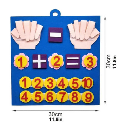 Felt Board Finger Numbers Counting Toy DailySale