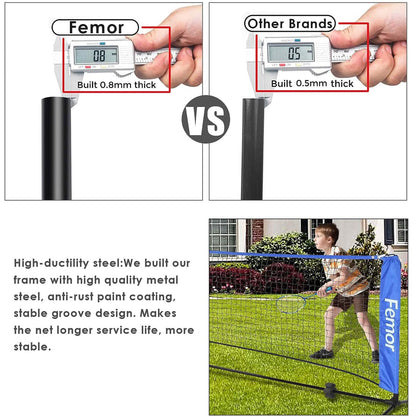 Femor FS051 10ft. Height Adjustable Volleyball Net DailySale
