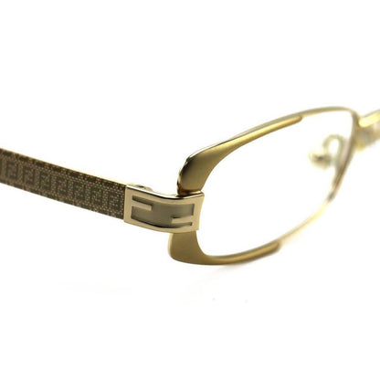Fendi Women's Eyeglasses F943 714 Gold/Beige 49 16 135 Full Rim Oval DailySale
