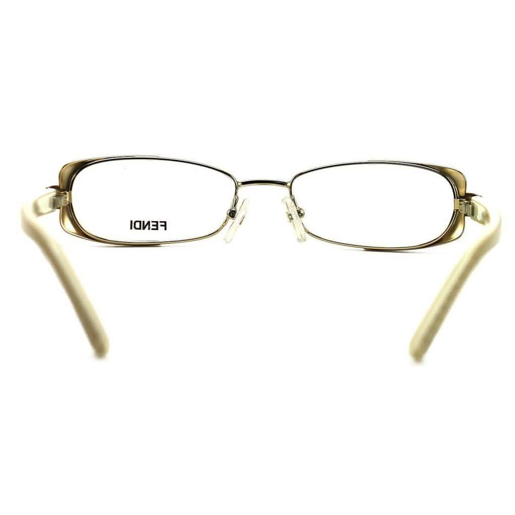 Fendi Women's Eyeglasses F943 714 Gold/Beige 49 16 135 Full Rim Oval DailySale