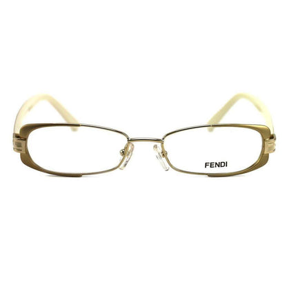 Fendi Women's Eyeglasses F943 714 Gold/Beige 49 16 135 Full Rim Oval DailySale