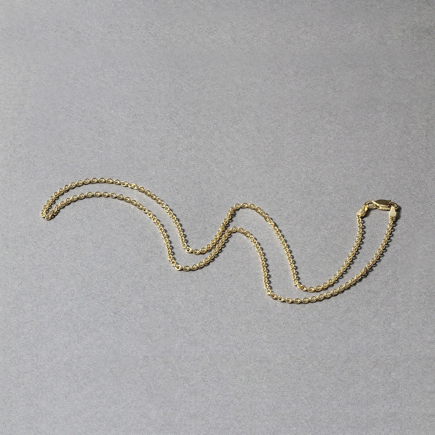 14k Yellow Gold Forsantina Lite Cable Link Chain 1.9mm Bids.com
