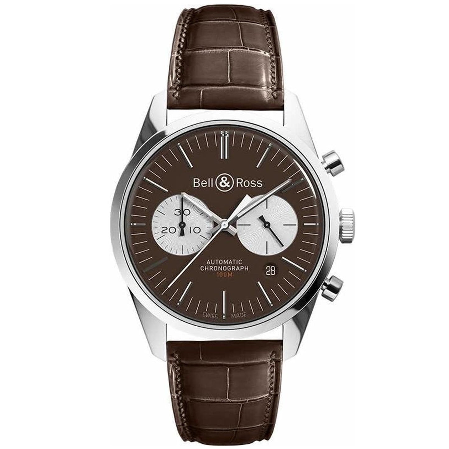 Bell & Ross Men's Officer Brown Bids.com