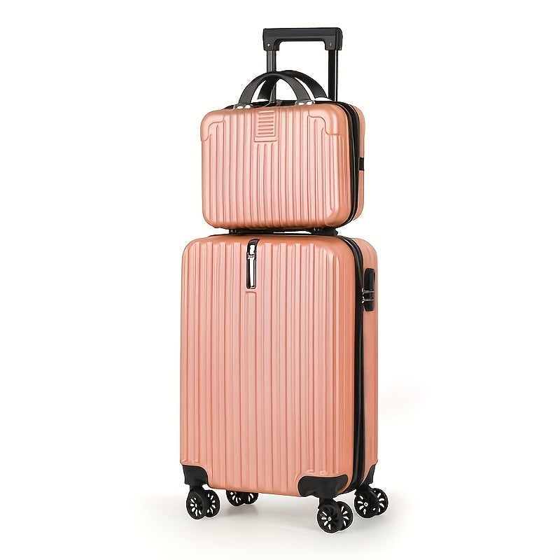 2-Piece Spinner Luggage Set – 20” Carry-On & 14” Crossbody Handbag DailySale