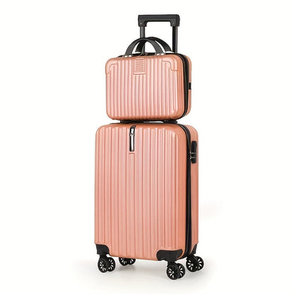 2-Piece Spinner Luggage Set – 20” Carry-On & 14” Crossbody Handbag DailySale