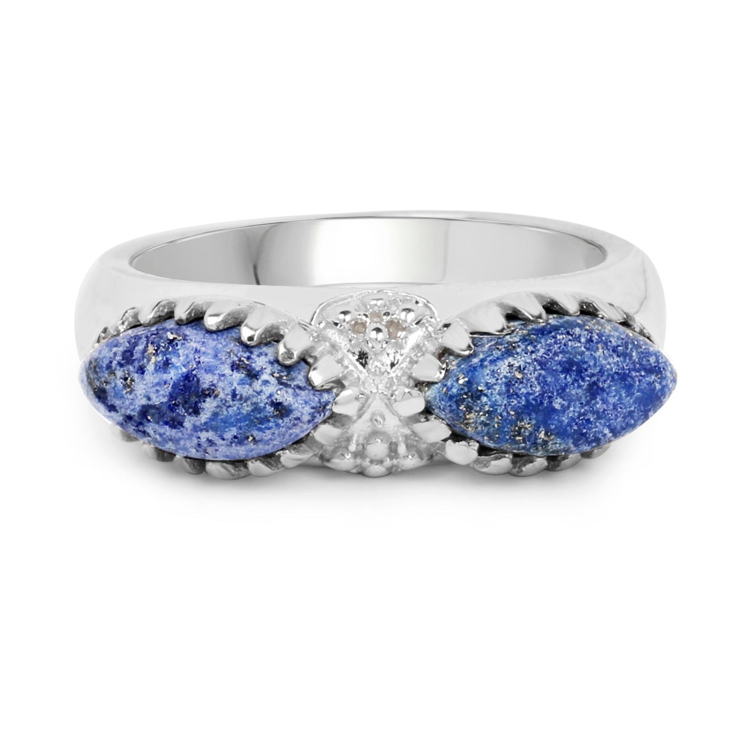 2.28 Carat Genuine Lapis Lazuli .925 Sterling Silver Ring Bids.com