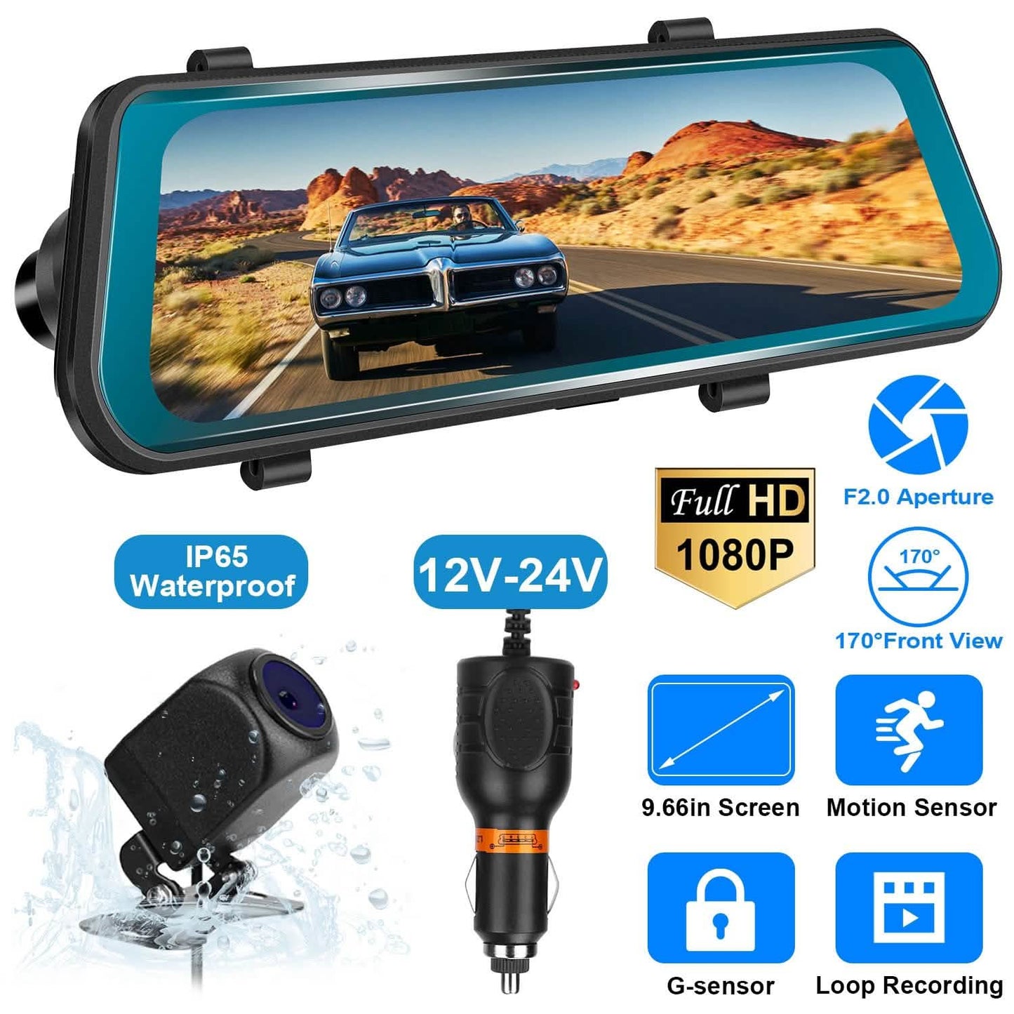 FHD 1080P Car DVR Dash Camera with G-Sensor DailySale