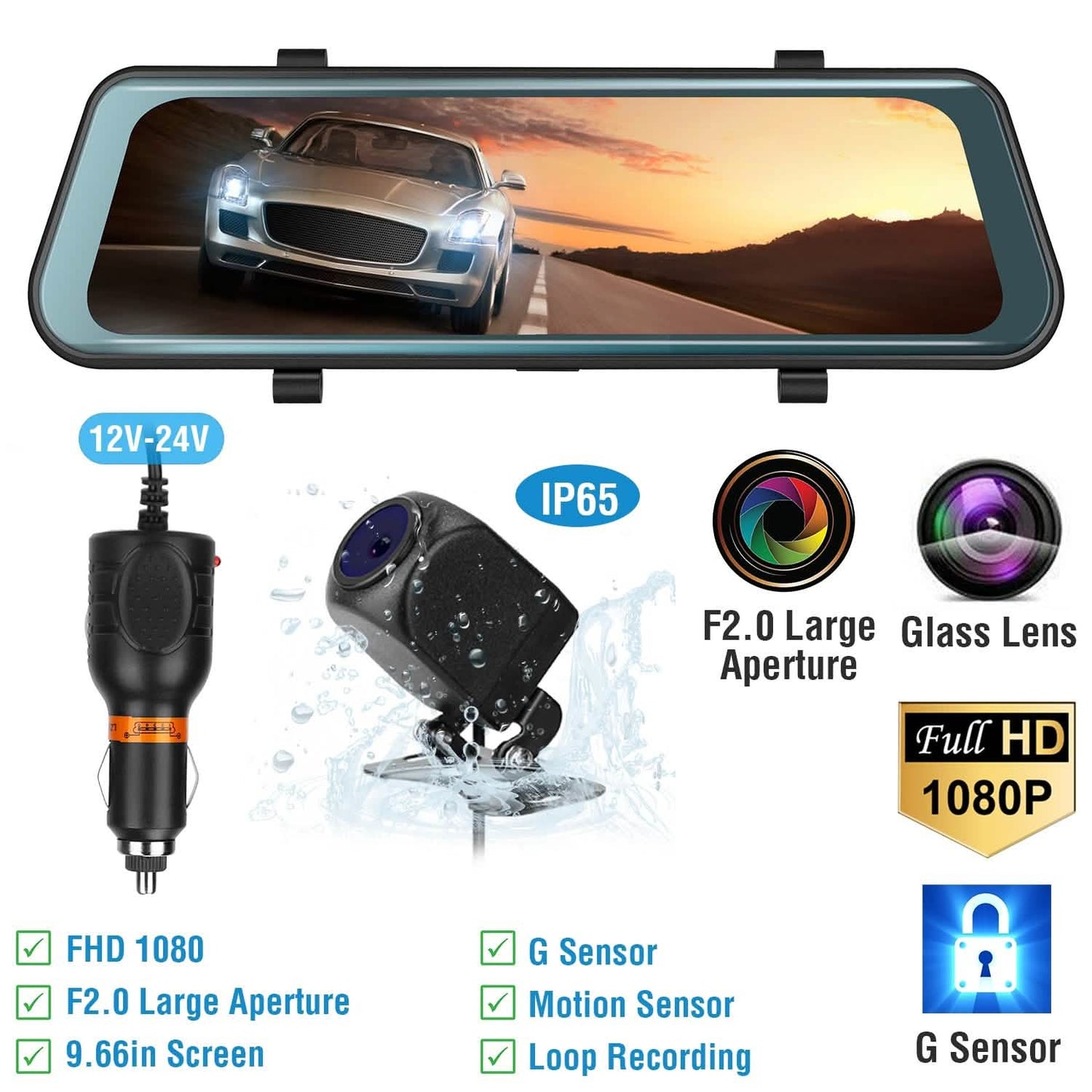 FHD 1080P Car DVR Dash Camera with G-Sensor DailySale