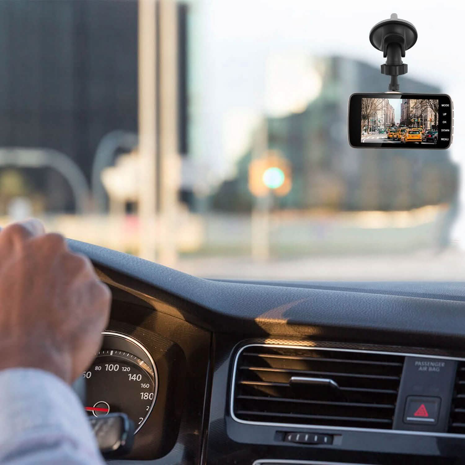 FHD 1080P Dash Cam 4" Screen Dual Cameras DailySale