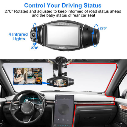 FHD 1080P Dual Lens Car DVR Dash Cam DailySale