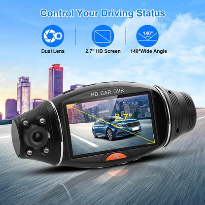 FHD 1080P Dual Lens Car DVR Dash Cam DailySale