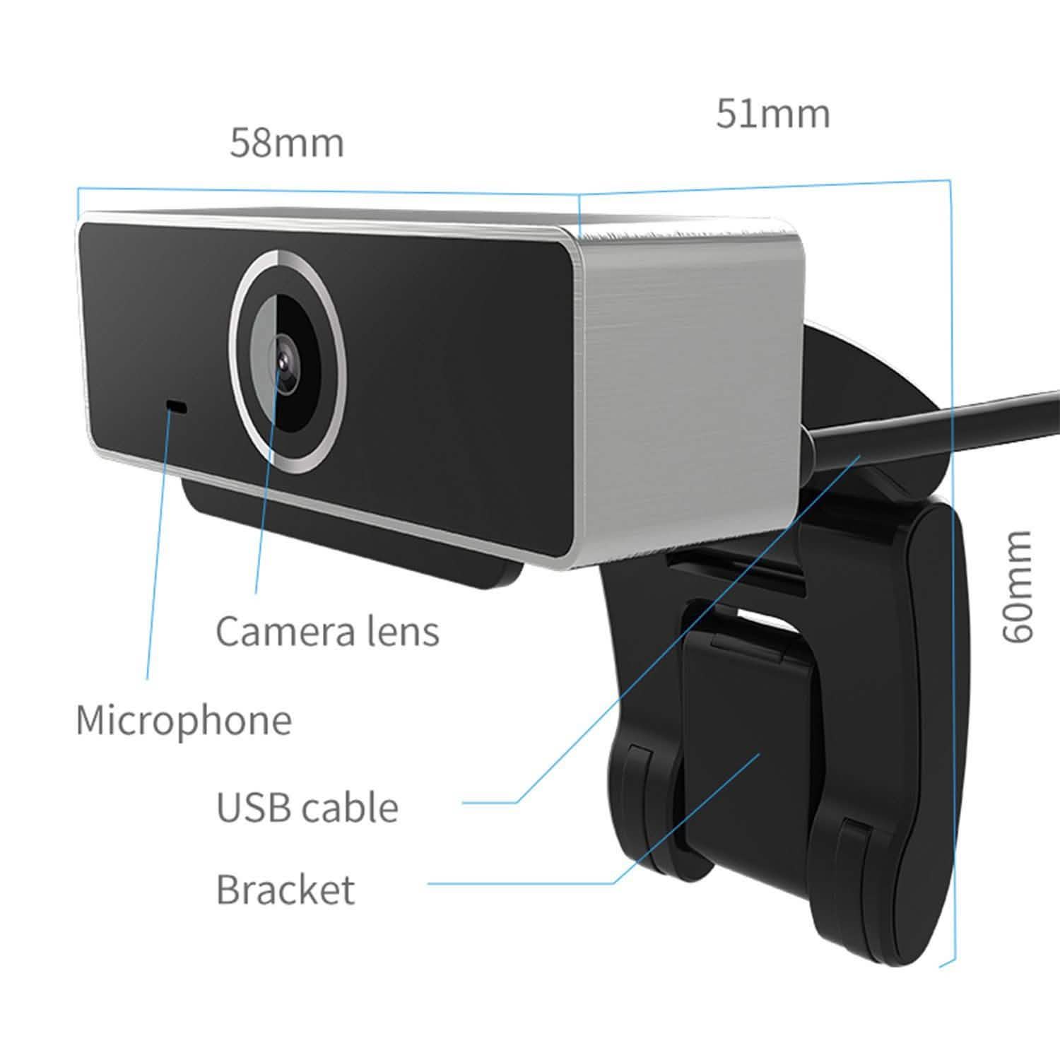 FHD 1080P Webcam USB Auto Focus with Microphone DailySale