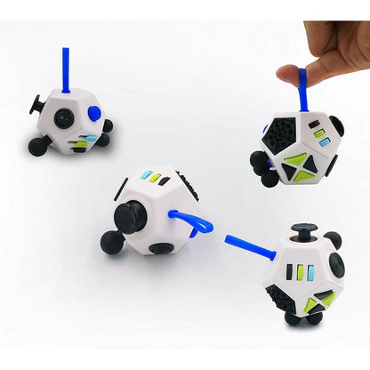 Fidget Dodecagon ‚Äì12-Side Fidget Cube Relieves Stress and Anxiety Anti Depression Cube DailySale