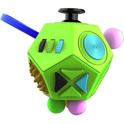 Fidget Dodecagon ‚Äì12-Side Fidget Cube Relieves Stress and Anxiety Anti Depression Cube DailySale