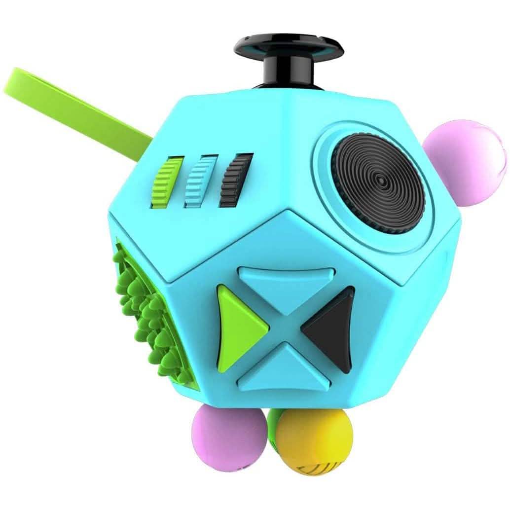 Fidget Dodecagon ‚Äì12-Side Fidget Cube Relieves Stress and Anxiety Anti Depression Cube DailySale