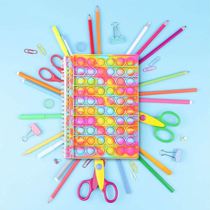 Fidget Spiral Notebook Push Pop Bubble Fidget Sensory Toy DailySale