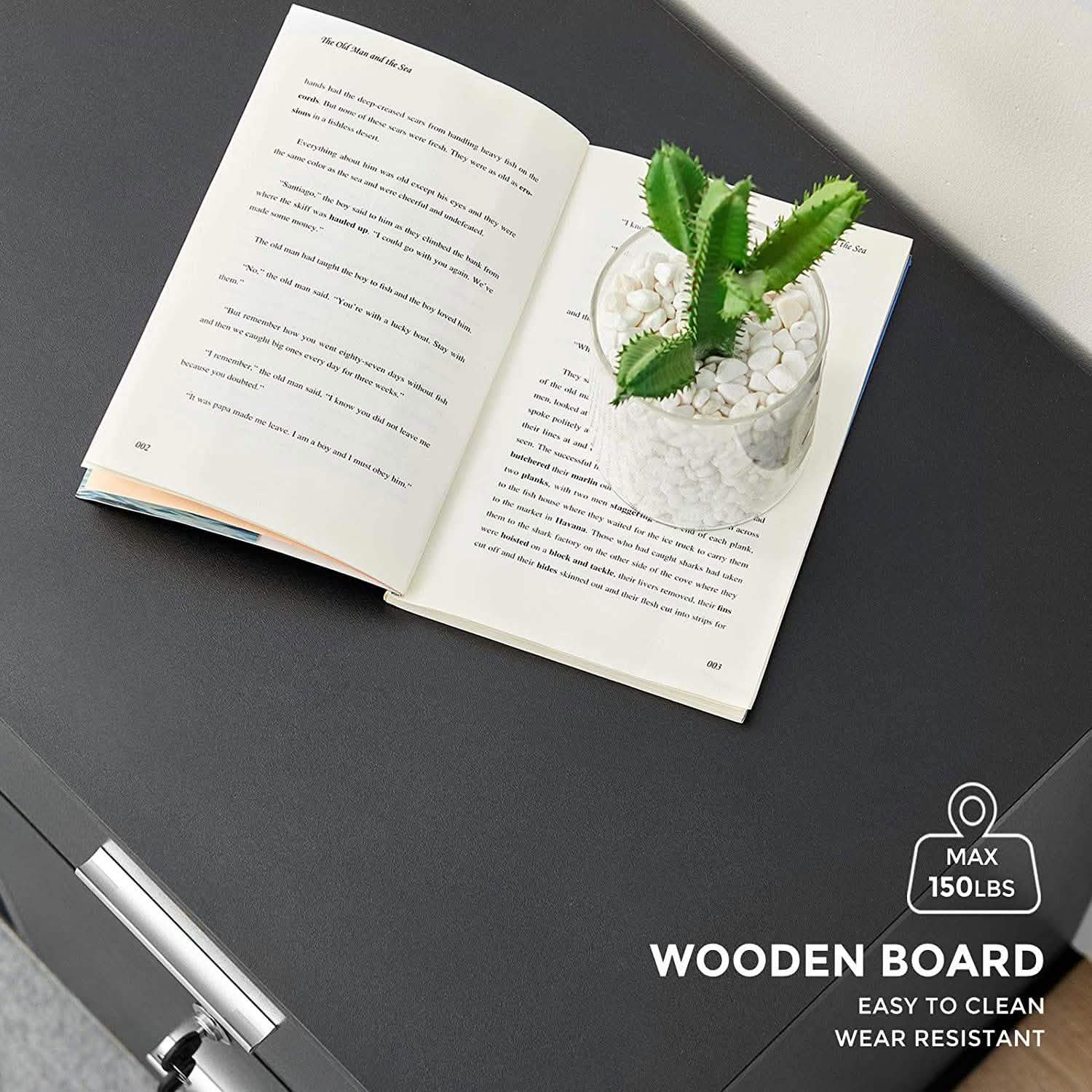 File Cabinet 2 Drawers Wooden Lateral Filling Cabinet DailySale