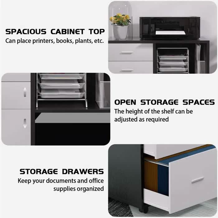 File Cabinet for Home Office DailySale