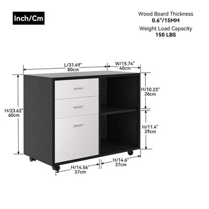 File Cabinet for Home Office DailySale