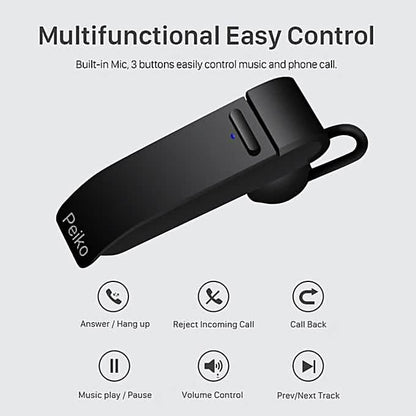 PEIKO World Language Translator Single Earbud – Real-Time Voice Translation DailySale