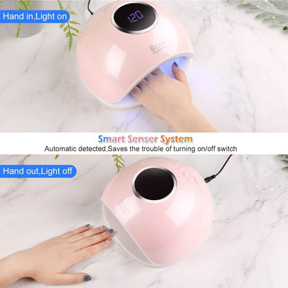FINATE 72W UV LED Gel Nail Lamp DailySale