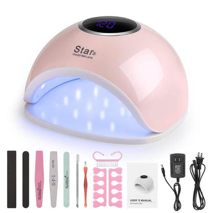 FINATE 72W UV LED Gel Nail Lamp DailySale