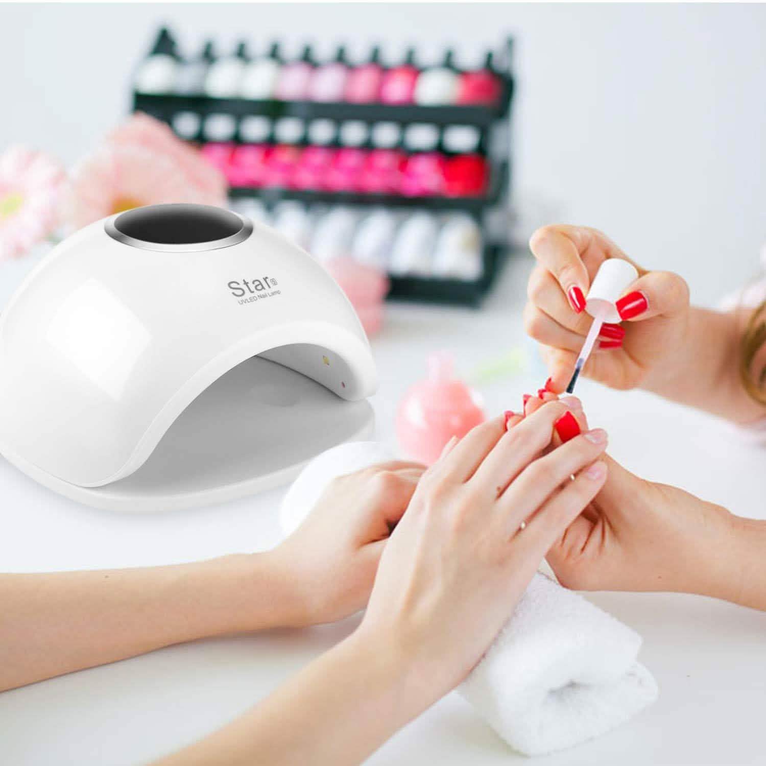 FINATE 72W UV LED Gel Nail Lamp DailySale