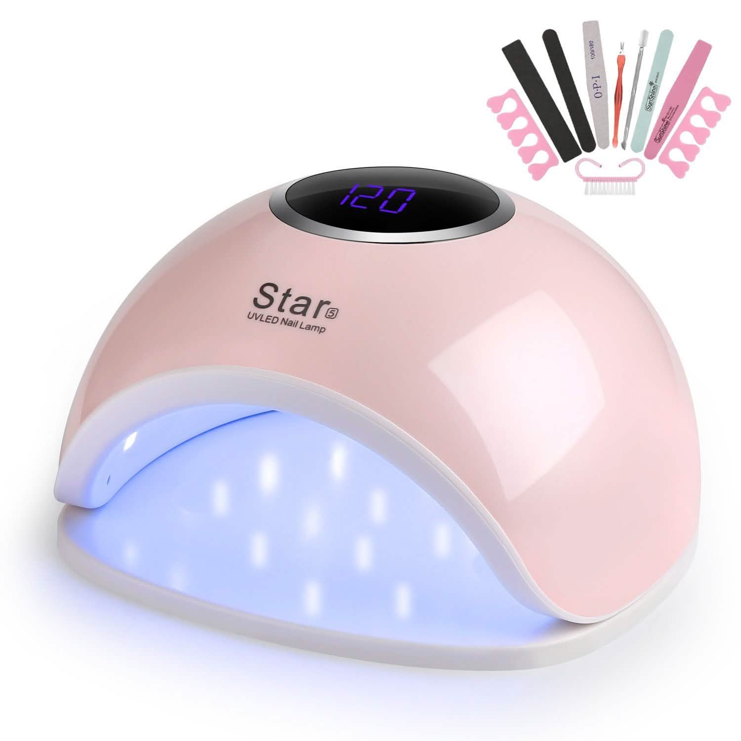 FINATE 72W UV LED Gel Nail Lamp DailySale