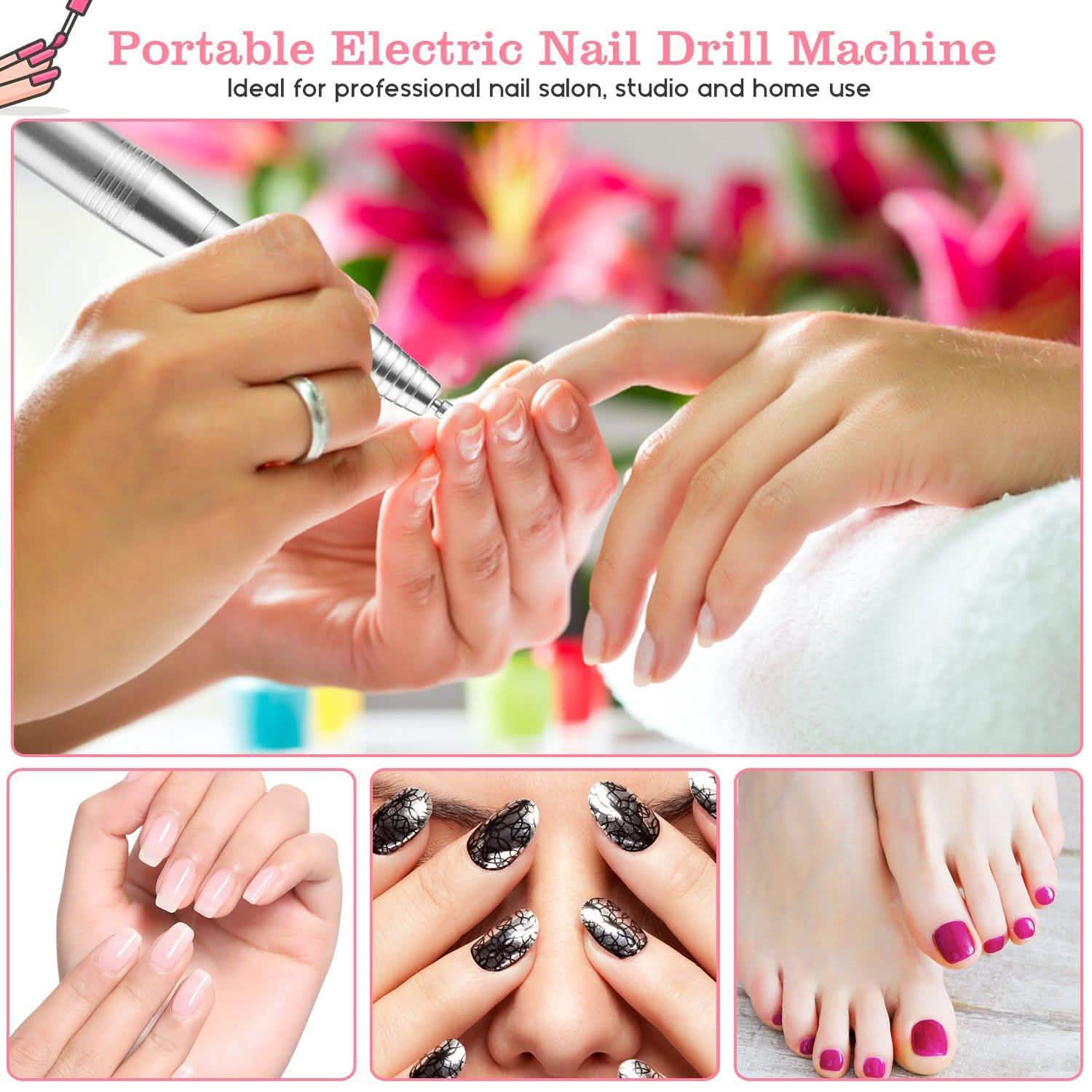 FINATE Silver Electric Nail Drill Kit DailySale