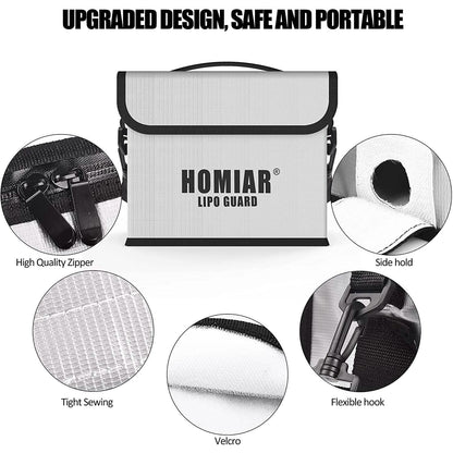 Fireproof Bag for Battery Charging Storage DailySale