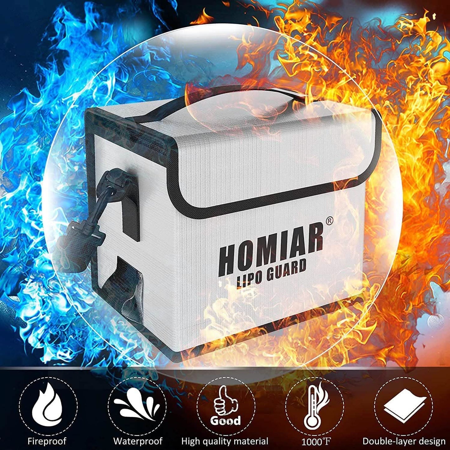 Fireproof Bag for Battery Charging Storage DailySale