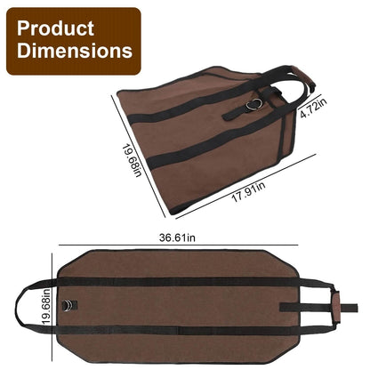 Firewood Carrier Bag with Handle DailySale