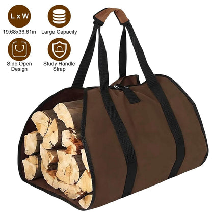 Firewood Carrier Bag with Handle DailySale