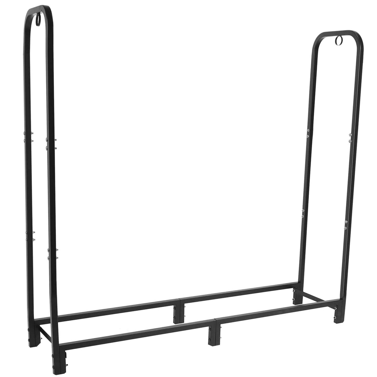 Firewood Log Rack 2500lbs Iron Storage Stacking Rack DailySale