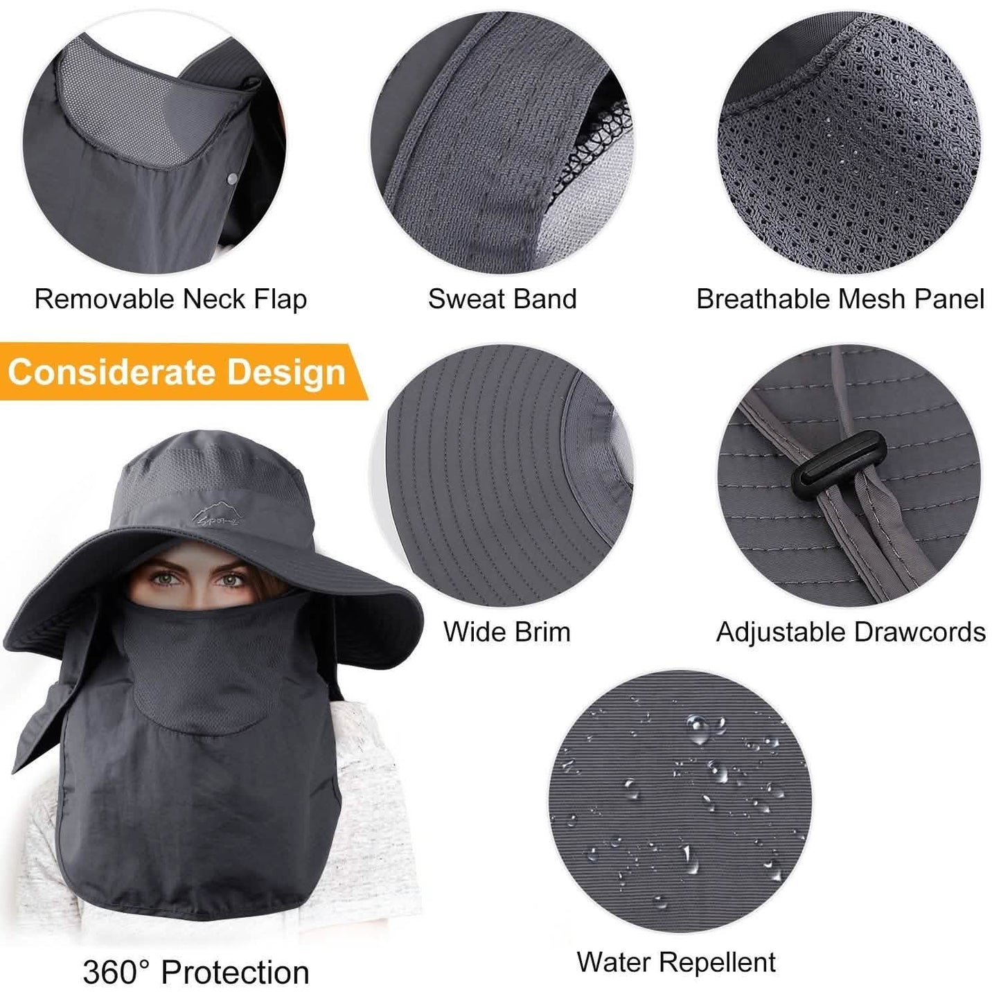 Fishing Bucket Hat Breathable Wide Brim DailySale
