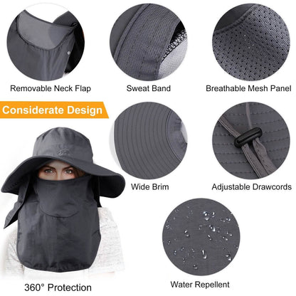 Fishing Bucket Hat Breathable Wide Brim DailySale